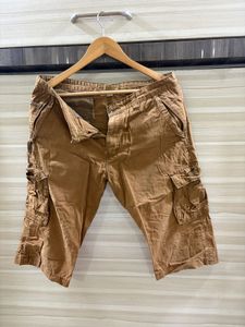Men's Brown Cargo Shorts