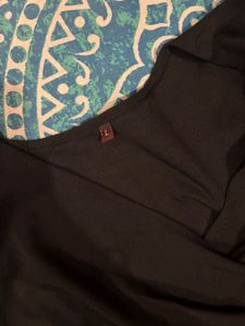Elegant Black Wrap Dress