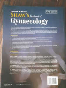 SHAW'S textbook of Gynaecology 17th edition