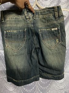 Blue Denim Shorts