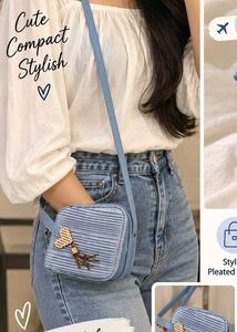 Cute Pleated Mini Crossbody Bag