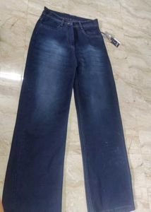 blue baggy jeans women