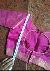 Beautiful Pink Banarasi Saree