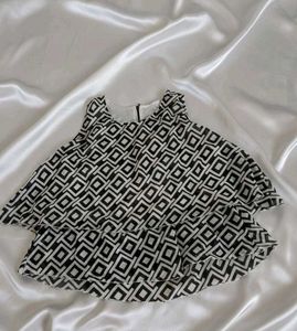 Geometric Print Layered Tank Top
