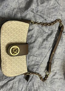 Michael Kors Signature Monogram Flap Bag