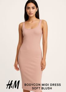 H&M bodycon midi dress