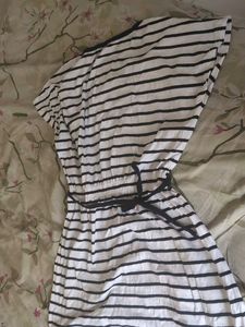 Striped Casual Short Sleeve Dress