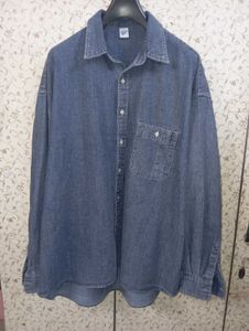 PARTIMENTO oversized stone washed denim