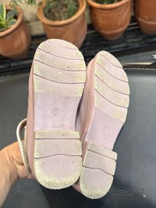 Cute Scocizia Kids Pink Bow Shoes