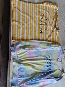 Cute Tie-Dye & Striped Tops