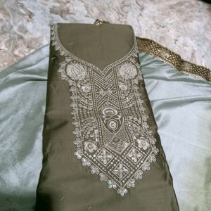 Embroidery Work Cotton Suit