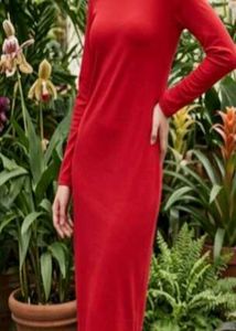 Red Long Sleeve dress