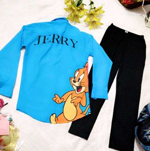 Jerry Cartoon Shirt Trouser Set