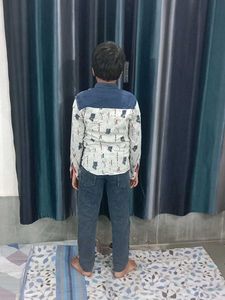 Boy's Stylish Printed Shirt