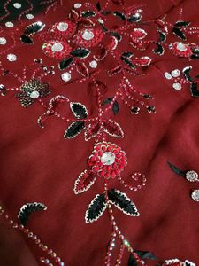 orignal embroidery handwork saree