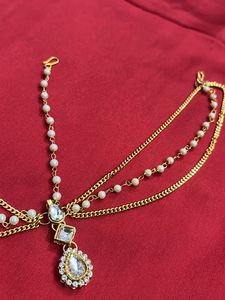 Maangtika With Pearls