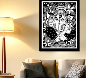 🖤 Lord Ganesha Matte Print (A4 Size) 🖤