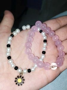 Cute Beaded Bracelets with Charm