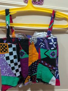 Unique Patchwork Corset Top