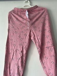 Pink Star Print Nightshirt L size almost new