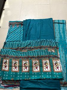 Pakistani style mirror work Dress Material