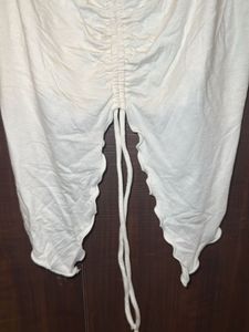 Cream Ruched Camisole Top