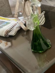 Unique Green Glass Bottle Decor
