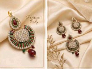 Exquisite Kundan &amp; Pearl Drop Earrings