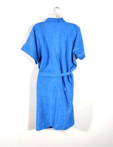 Blue Plain Bothrobe Dress (Women)