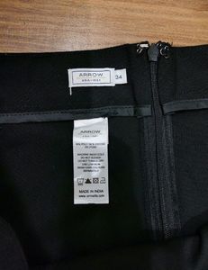ARROW Black Formal Pencil Skirt