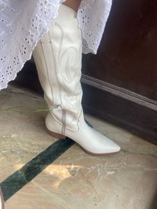 White Cowboy Boots