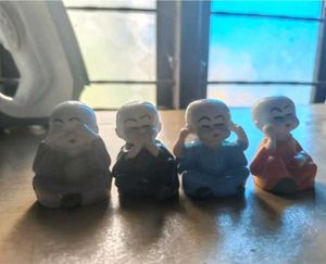 Set of 4 Monk Figurines