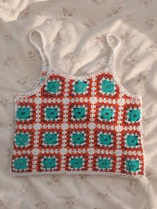 Boho Crochet Cami Top