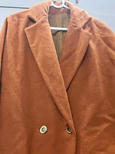 Elegant Longline Double-Breasted Coat