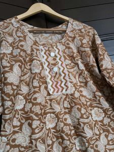Cotton Printed Kurta Set with Dupatta