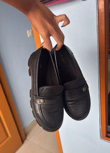 Chunky Black Loafers