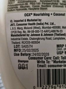 OGX Nourishing + Coconut Milk Shampoo