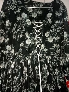 Elegant Floral Midi Dress