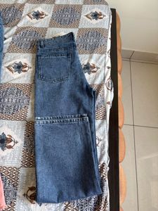 Women's Ripped Wide Leg Jeans