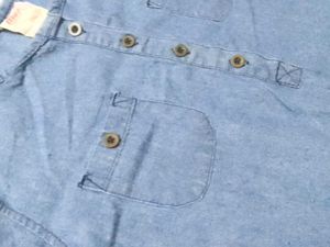 Blue Denim Tunic Top