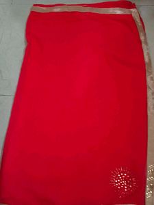 Elegant Red Saree