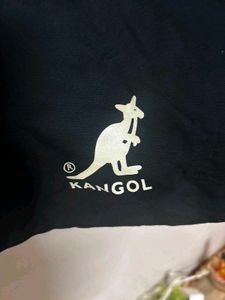 Kangol Black Canvas Sling Bag