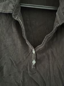 Classic Black Long Sleeve Top
