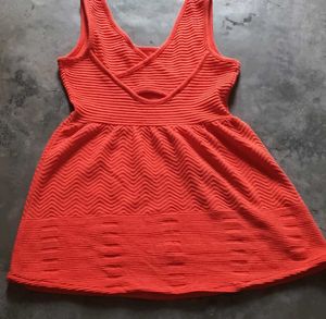 orange Mini Dress