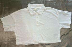 H&amp;M Sport White Polo Shirt