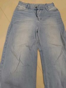 Light Wash Wide Leg Jeans