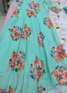 Beautiful Floral Print Gown