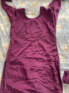Elegant Silk Patiala suit salwar
