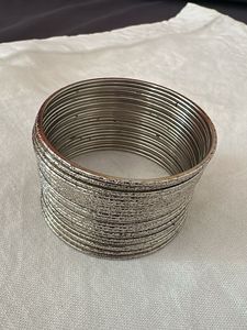Set of Silver Tone Bangles