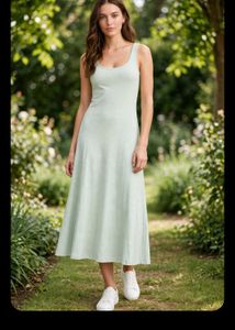Casual Sleeveless Midi Dress